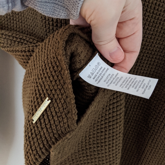 NWT Michael Kors Oversized Cowl Neck Knit Sweater - Picture 3 of 6